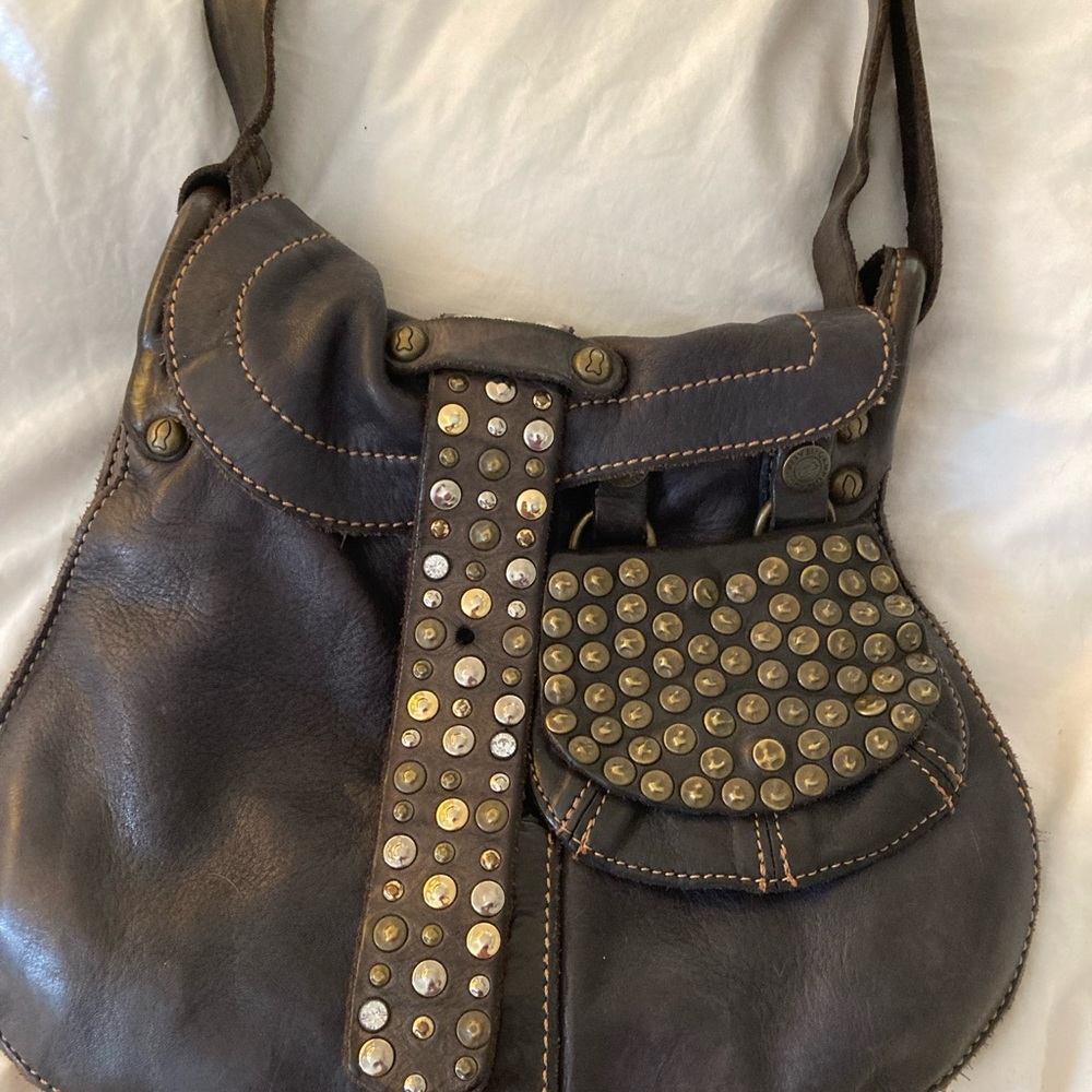 CAMPOMAGGI leather shoulder bag